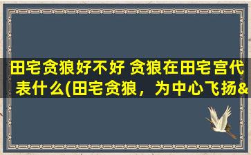 田宅贪狼好不好 贪狼在田宅宫代表什么(田宅贪狼，为中心飞扬——田宅宫贪狼星的解读和影响)